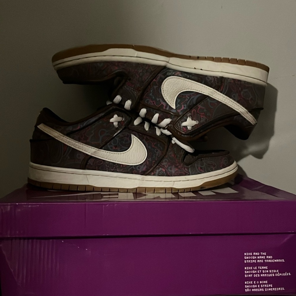 COPY - Brown paisley sb size 10.5